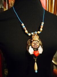 Guardian Angel, Cherubim Pendant Magic Symbols, Angel Wings Magic Talisman, Archangel Charm Seraphim, Cherub Jewelry Bib