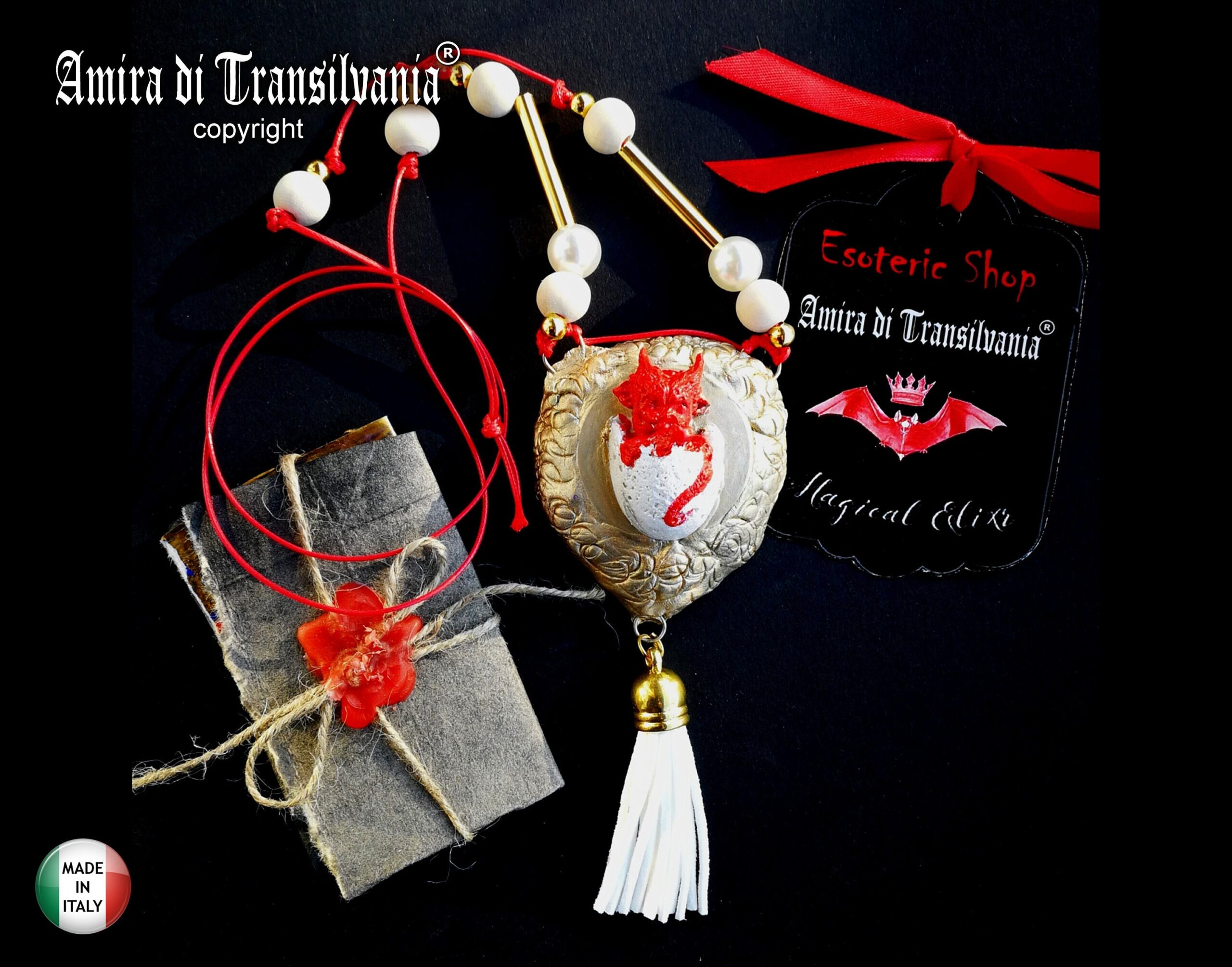 Pocket Dragon, Devil Egg Gothic Amulet, Satanic Symbol Talisman Pendant, Magic Esoteric Occult Jewelry
