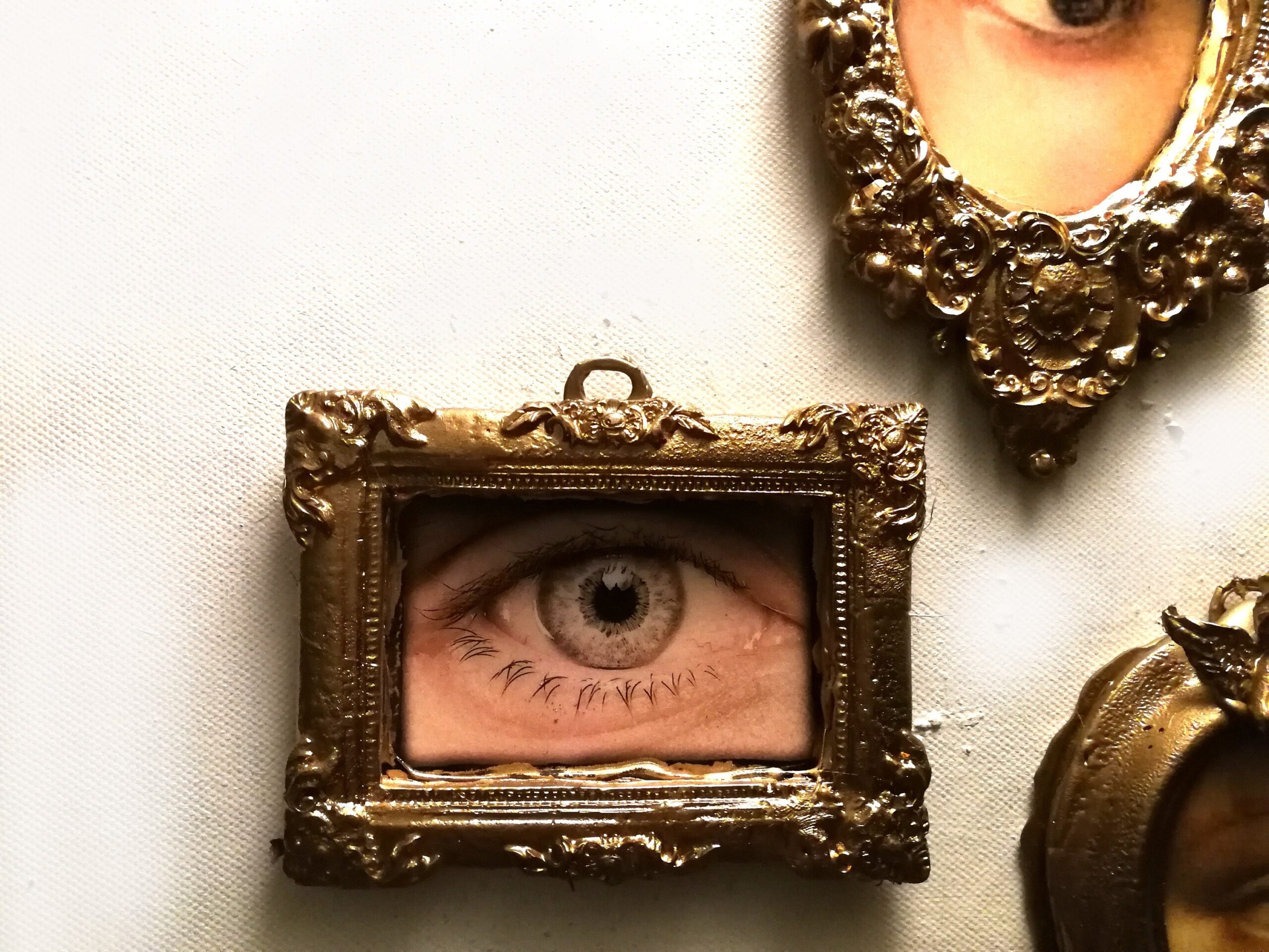 Evil Eye Home Protection Talisman, House Sigil Protector, Wall Vintage Frames Antique Witchcraft Supplies