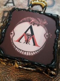 Satanic Symbol, Baphomet Talisman Satan Devil Pendant, Magic Satanist Ritual Amulet, Black Goat Occult Magick