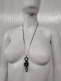 Enchanted Rock, Uncut Gemstone Pendant, Amulet of Magnetism, Enhanced Necklace Magic Portal Direct Raw Stone
