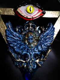 Enochian Angel Spirit Vessel. Dr. John Dee Amulet, Metaphysical Occult Jewelry Astrological Talismans Necklace