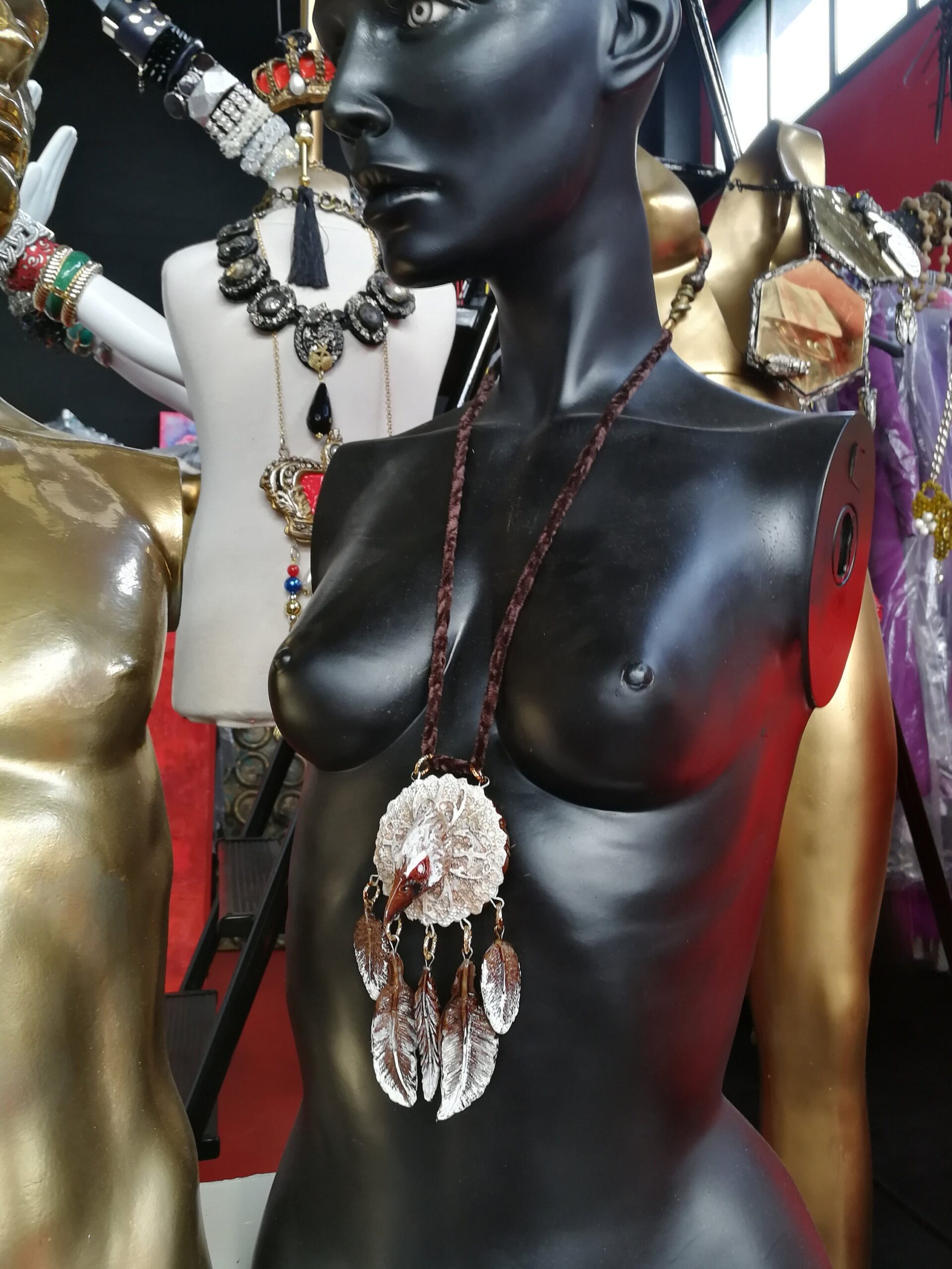 Shaman Drums, Evil Eye Dream Catcher Talisman, Dreamcatcher Pendant Amulet Spirit Guide Native American