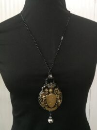Sign of Aries Constellation, Star Horoscope Talisman Necklace, Zodiac Amulet Divination Pendant, Men's Jewelry Fire Sign