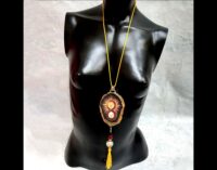 Sun & Moon Celestial Necklace, Infinity Amulet Alchemy Symbols Good Luck, Pendant Magic Evil Eye