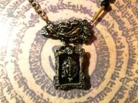 Hindu Goddess, Vishnu Lakshmi Talisman Pendant, Kali Maa Oriental Jewelry, Laxmi Prayer Amulet Yoga