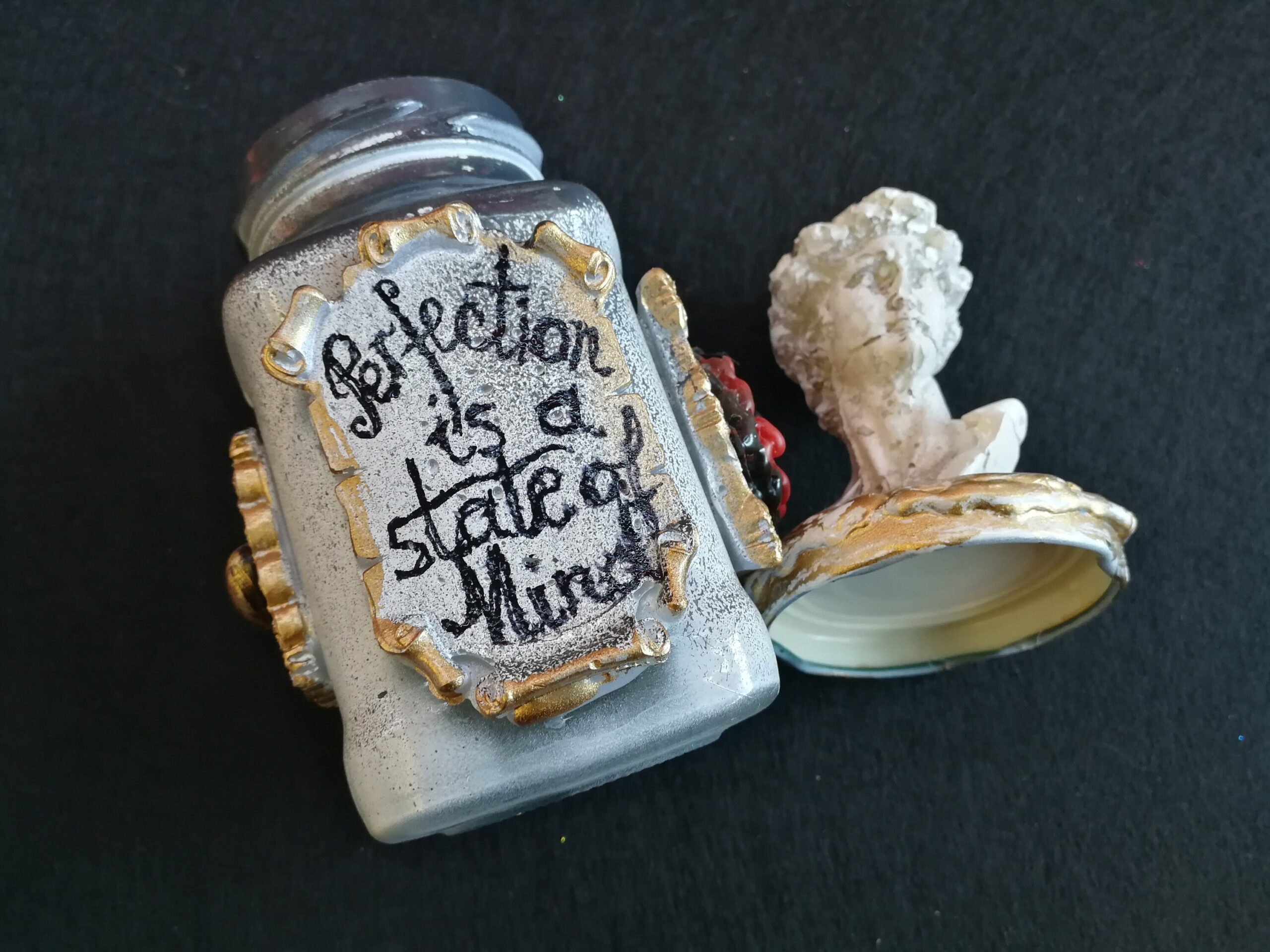 David Michelangelo Mason Jar Magic Potion, Apothecary Bottle Vintage Witchcraft, Elixir of Life Forever Eternal Youth