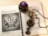 Forbidden Book, Lemegeton Grimoire Antique Occult Ceremonial Dark Magic, Kabbalah Goetia Summoning Demon Ritual Magick