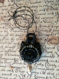In Loving Memory, Life Forever Immortality Talisman, Dark Gothic Skull Amulet Evil Eye Pendant