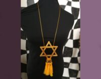 Star of David Necklace , Hebrew Israel Symbol, Magic Talisman Bar Mitzvah Bat Mitzvah, Big Magen David Jewish Pendant