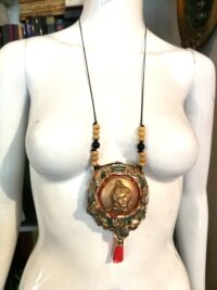 Tara Goddess, Quan Yin Talisman Pendant, Kwan Yin Divine Feminine Ethnic Prayer Amulet Yoga