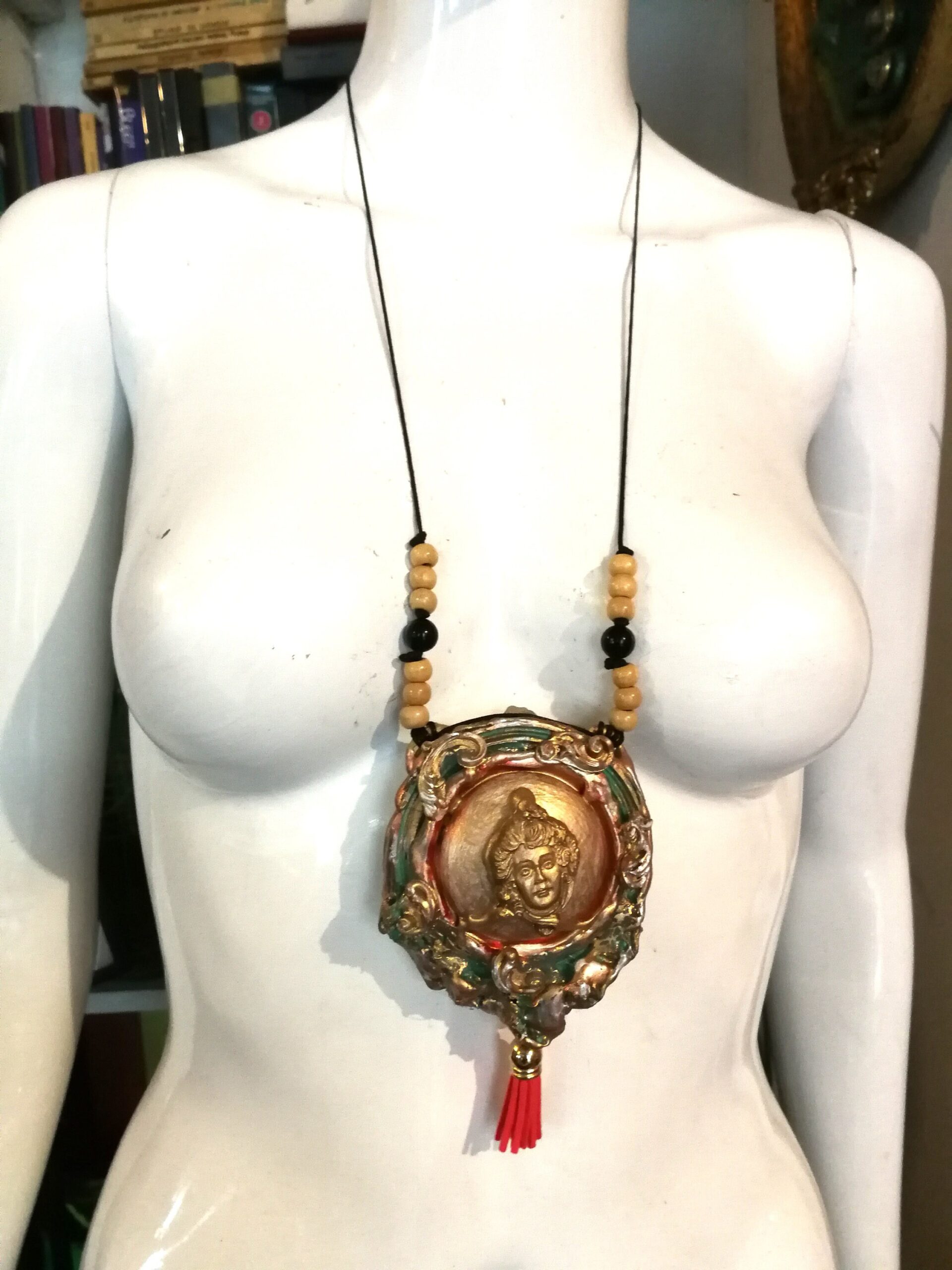 Tara Goddess, Quan Yin Talisman Pendant, Kwan Yin Divine Feminine Ethnic Prayer Amulet Yoga