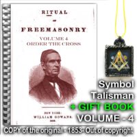 Freemasonry Book Set Illuminati All Seeing Eye, Antique Knights Templar Magic Occult Masonic Mythology Metaphysical Gift