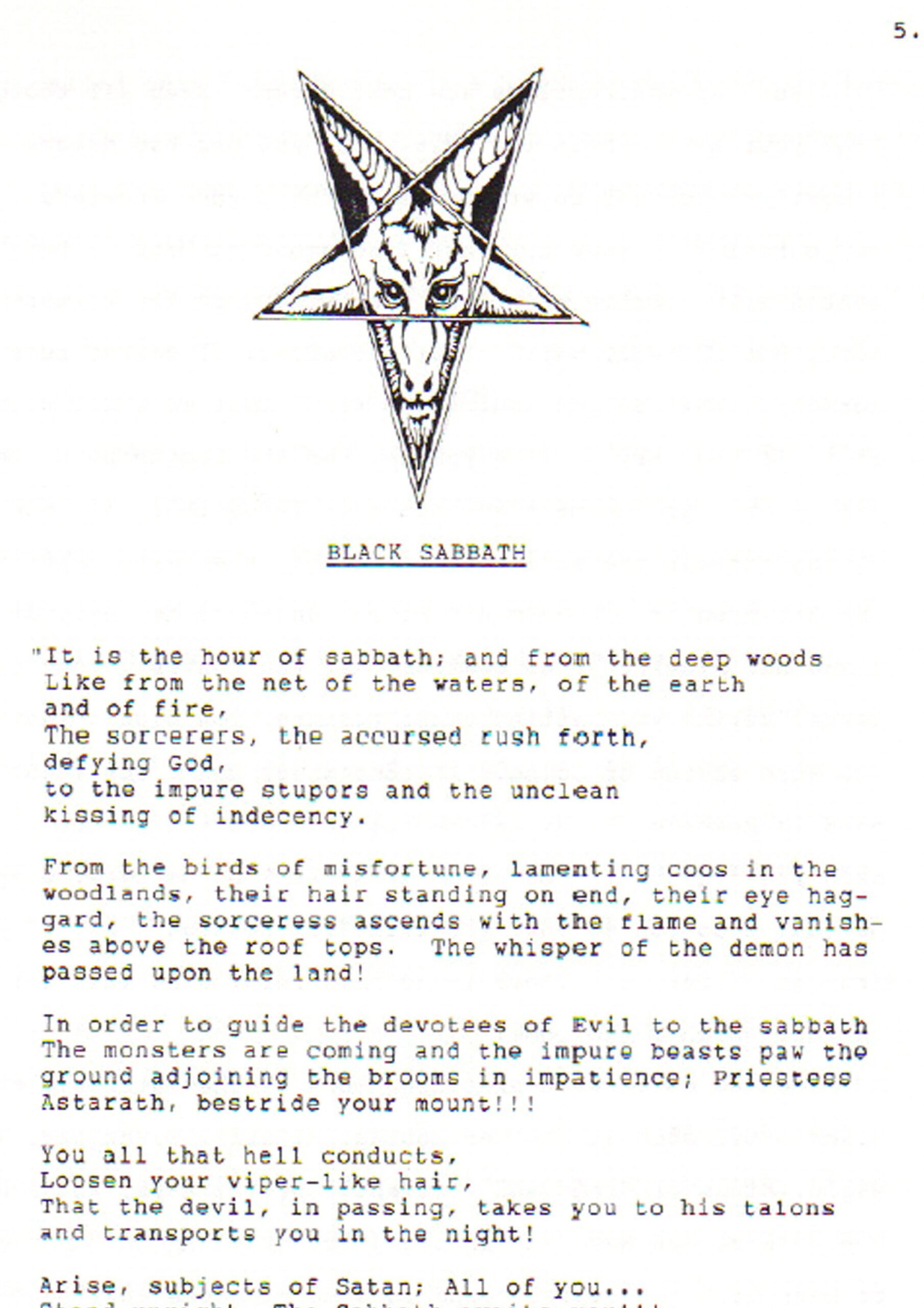 Esoteric Book, Forbidden Knowledge Antique Manuscript Witchcraft, Occult Magic Witch, Satan Satanic Dark Grimoire