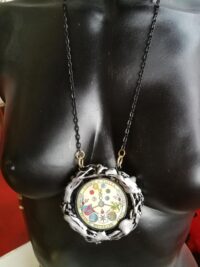 Hermes Trismegistus Pymander, Kybalion Alchemy Symbol Jewelry, Vitriol Magic Talisman, Hermes Alchemist Amulet Pendant