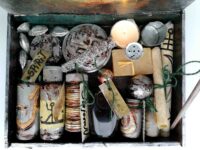 Apothecary Cabinet, Vintage Magic Witchcraft Box, Starter Kit Ritual, Potions Bottle, Incense Burner Set