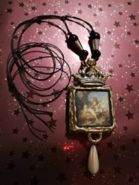 Guardian Angel Amulet, Cupido Love Protection Pendant, Archangel Putti Cherub, Celestial Angelic Seraphim Talisman