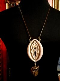 Left Hand Path, Satanic Symbols Dark Jewelry, Gothic Pendant Magick Talisman, Etruscan Eros Goddess