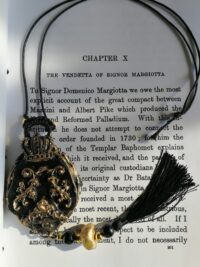 Antique Book, Occult Magic Esoteric Occultism, Witchcraft Grimoire Masonry, Satanic Lucifer Secret Societies Knowledge