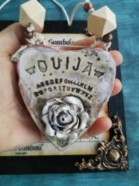 Ouija Board, Love Rose Talisman, Reading Psychic Amulet Magic Powers, Witchcraft Pendant Charm Witch Jewelry