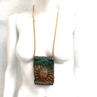 Sun and Moon Celestial Necklace, Amulet Alchemy Symbols Good Luck, Talisman Pendant Magic Power