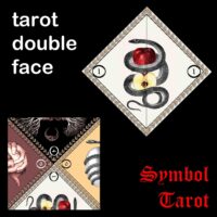 double face symbol tarot cards deck rare limited edition handmade collectible gypsy art curiosity divination vintage antique oracle + Ebook