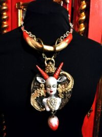 The Vatican, Vatika Etruscan Goddess, Catholic Demon Italy Church, Politheist Magic Talisman, Goth Jewel Lucifer