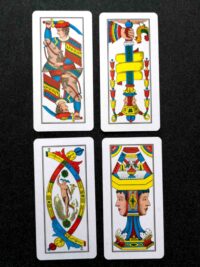 Antique tarot card, oracle, limited edition, italian tarot, trevisan, play card, divination, fortune teller, cartomancy
