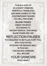 Satanic Grimoire, Dark Magic Luciferian Book Esoteric Satanism, Satanist Lucifer Satan Occult Magick Ritual