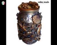 Magic Potion, Magick Natural Sealife Glass Bottle Prop, Magical Ingredients Harry Potter Apothecary Cabinet Sea Fish Jar