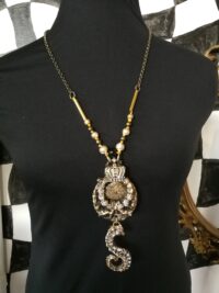 Funeral Poem, Stop Watch All the Clocks, Occult Memorial Amulet, Necronomicon Magic Octopus Talisman