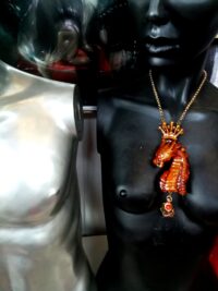 Dragon Head, Evil Eye Protection Amulet, Royal Crown Protective Talisman Pendant, Occult Jewelry Viking