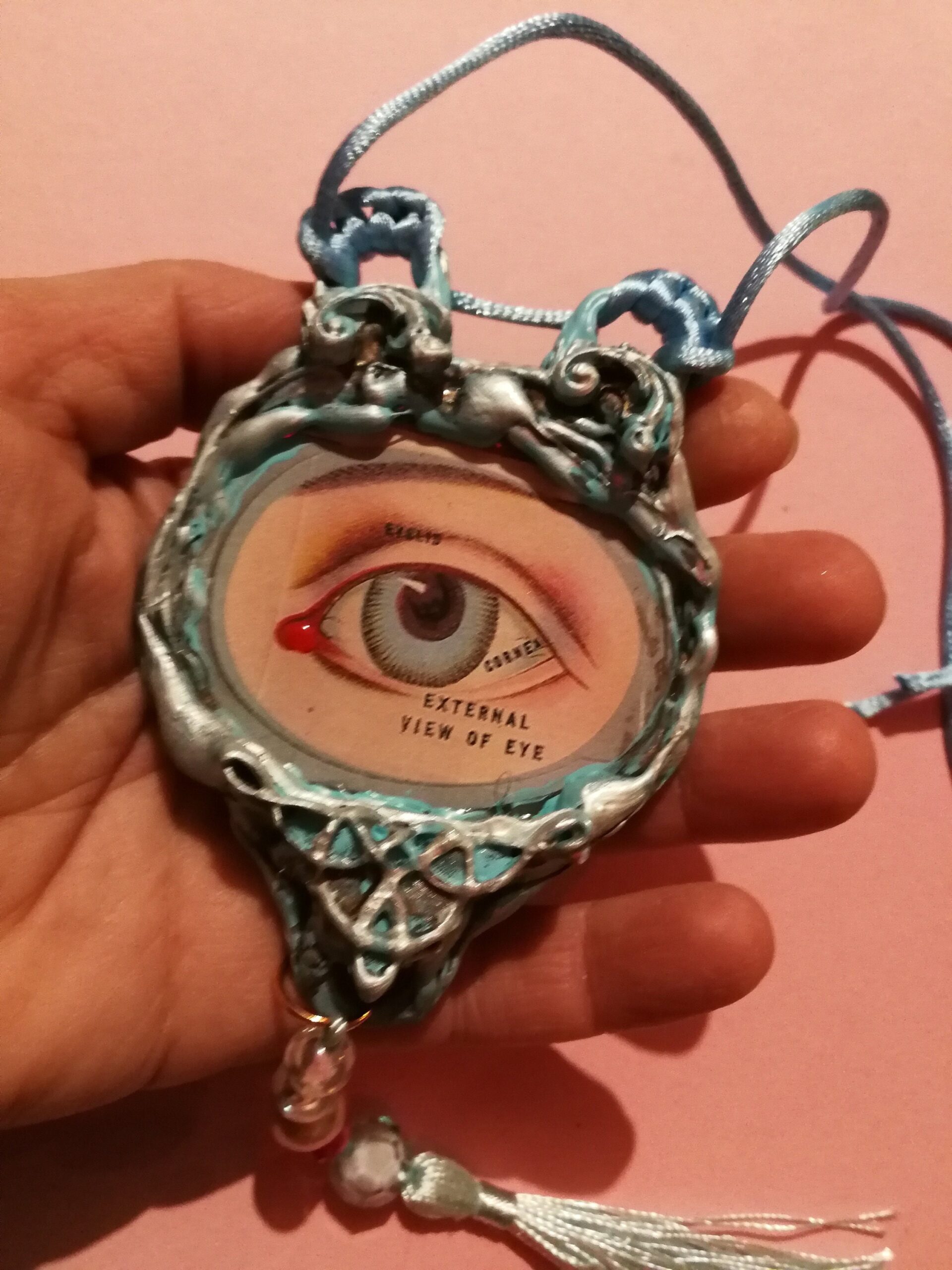 All Seeing Eye, Magic Talisman Success, Protective Amulet Esoteric Jewelry, Good Luck Attraction Wealth