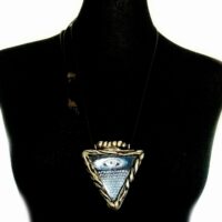 Abracadabra Pendant, Hebrew Letters Jewish Alphabet, Magic Talisman Bar Mitzvah Bat Mitzvah Israel