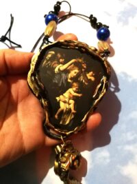Guardian Angel Amulet, Cherubim Pendant Coronation Occult Jewelry Magic Talisman Archangel Charm, Seraphim Cherub