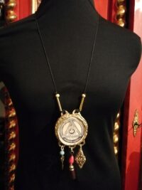 The Alchemist Magic Talisman, Alchemy Witchcraft & Witch Symbolic Amulet Dragon Eye Ouroboros Snake Pendant