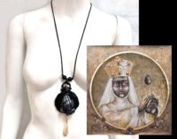 Black Madonna, Prayer Necklace Amulet, Magical Power Protective Talisman, Sacred Protection Amulet Magic Pendant