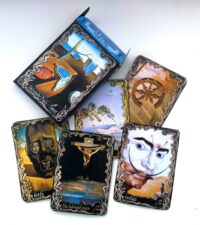salvador dali tarot, art tarot cards deck, major arcana, collectible hand reading, oracle cartomancy, fortune play card