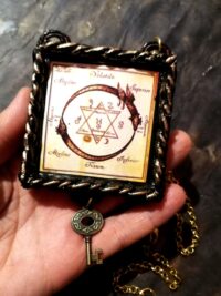 Antique Book, Witchcraft Practical Manual Sorcery, Magick Occultism System, Esoteric Occult Symbol, Magic the Gathering