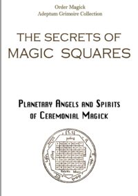 Antique Book, Occult Magic Square, Kabbalah Numerology Astrology Grimoire, Zodiac Horoscope Alchemy Symbols Libra Sign