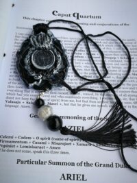 Antique Book Witchcraft Occult Grimoire, Black Raven Germanic Folklore Witch Hunt, Secular Magic Manuscript