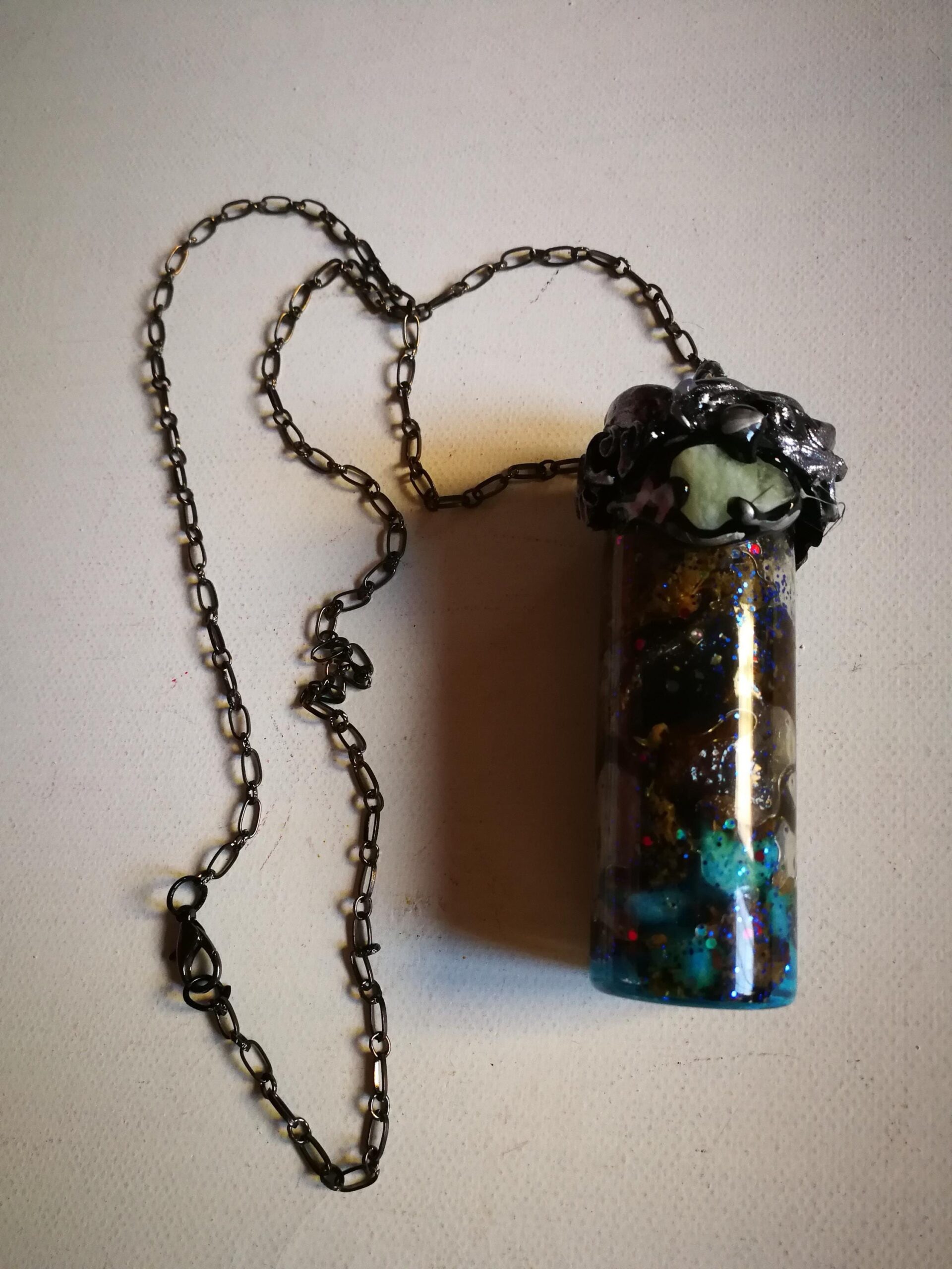 Spirit Vessel Pendant, Metaphysical Magic Potion Talisman Manifestation Your Inner Desires Wish Consecrated Amulet