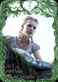 Alice in the Wonderland Tarot, White Rabbit with Cheshire Cat, Queen of Hearts and White Queen, Mad Hatter Dodo Dormouse