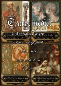 Tarot Medici, Oracle Card Deck Old Medicine, Vintage Anatomy Antique Surgery Maps, Human Body Brain Medical Head Photo