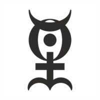 John Dee Ritual Spell Elisabeth 1 Sorcery, Blackmagic Witch Success Blackgirl Magic, Black Magick Sigil Seal Monad Sign