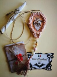 Love Attraction Amulet, Anatomical Heart Talisman, All Seeing Eye Magic Power Pendant Occult Protection