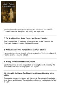 White Magic Book, Forbidden Knowledge Grimoire, Practical Manual Energy Sacred Ritual, Spirituality Meditation Guide