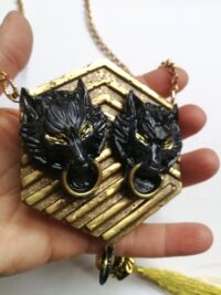 Wolf Necklace, Spirit Guide Protection Amulet Pendant, Wild Animals Jewelry, Forest Wildlife Magic Talisman