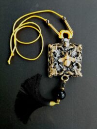 Protection Amulet Necklace, Bee Nest Wealth Talisman of Abundance & Prosperity Money Charm Attraction Richness