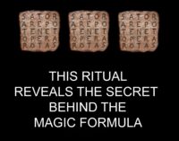 Sator Arepo Tenet Opera Rotas, Magic Square Home Protection Symbol, Protective House Blessing Secret Societies Sigil